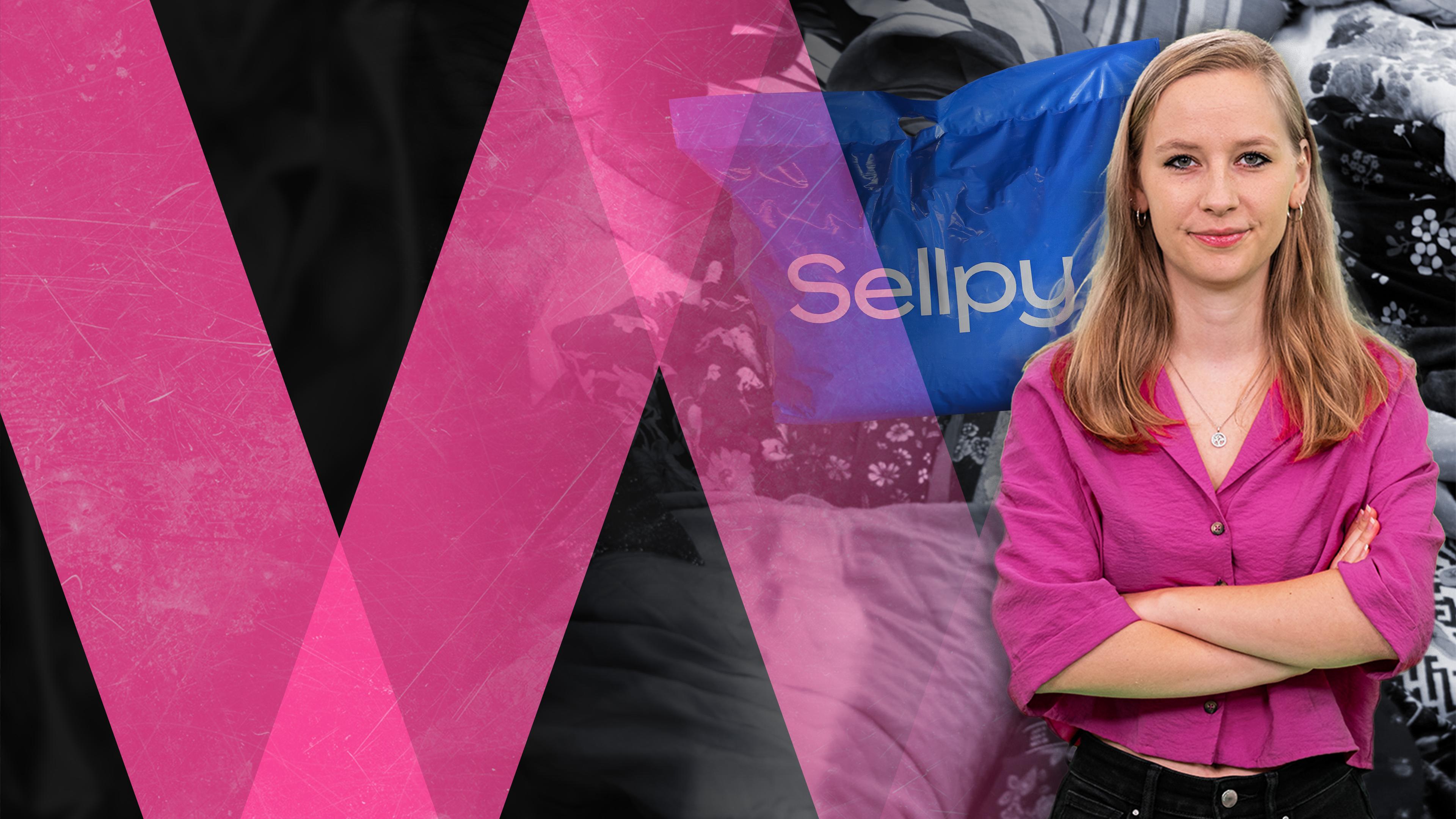WISO Presenterin Sabrina Zimmermann mit einer Tüte von Selpy