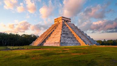 Ein Maya-Tempel