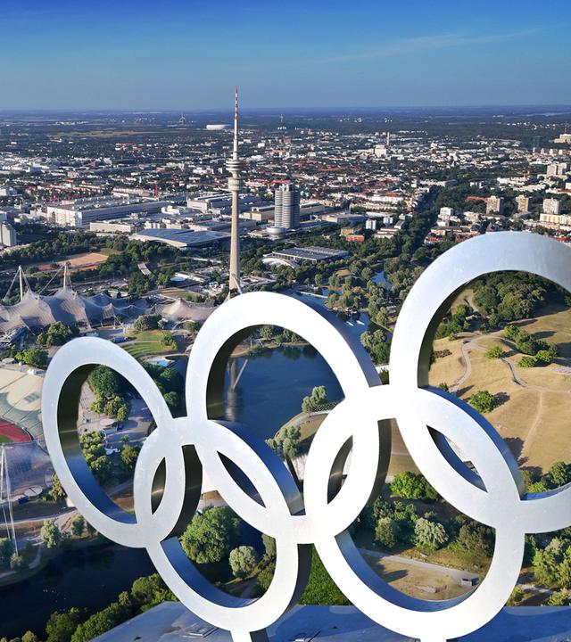 Übersicht Olympiapark. 