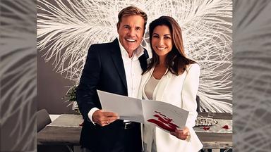 Pop-Titan Dieter Bohlen und Carina haben standesamtlich geheiratet und zeigen sich im Rathhaus