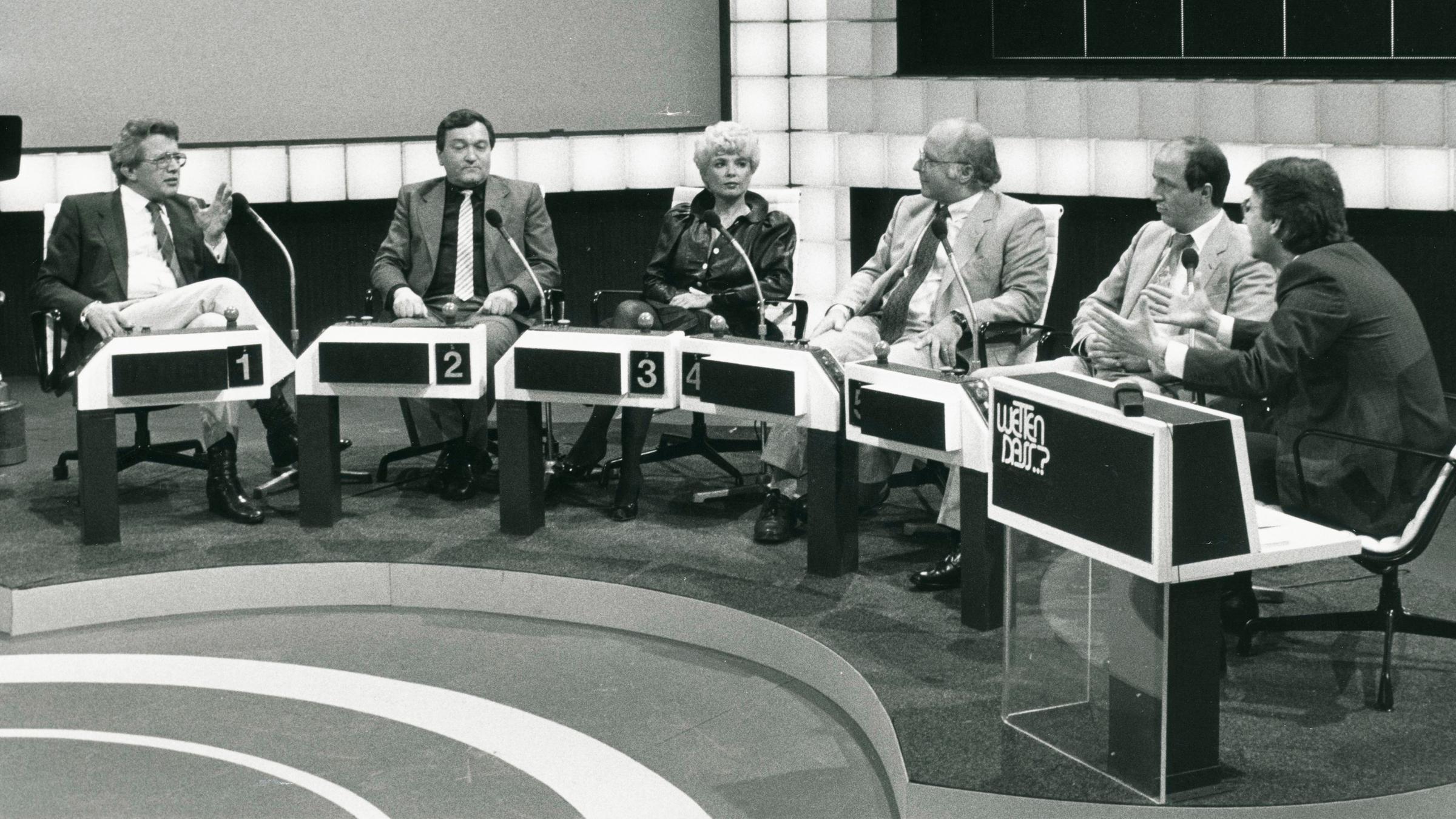 Archiv: Dieter Thomas Heck Bei der Show "Wetten dass...?" - 1983 