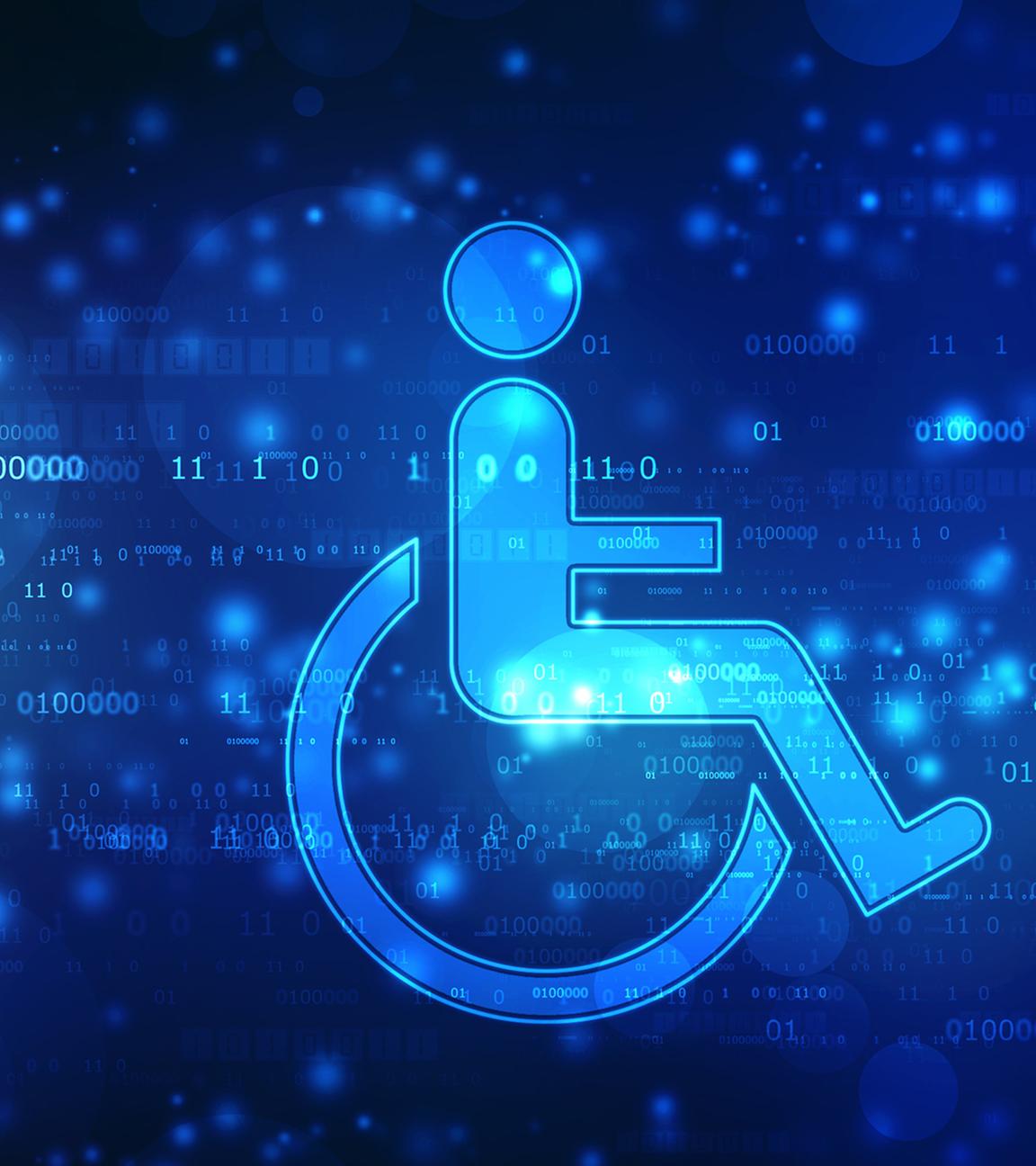 Symbolbild: Mensch im Rollstuhl