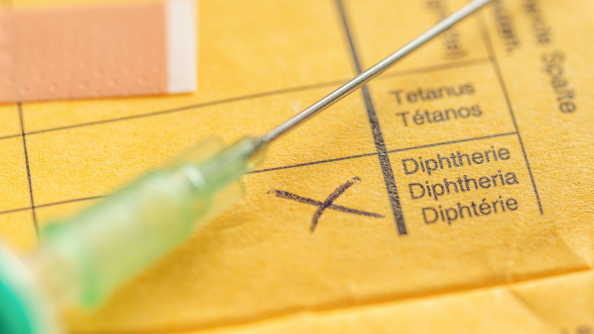 Impfung gegen Diphtherie