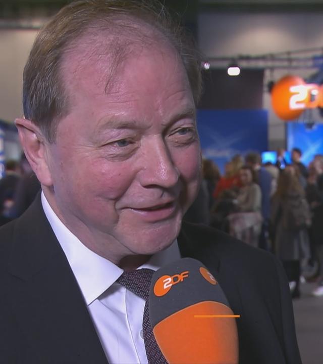 Dirk Nockemann von der AfD mit einer Reaktion zur Bürgerschaftswahl in Hamburg.