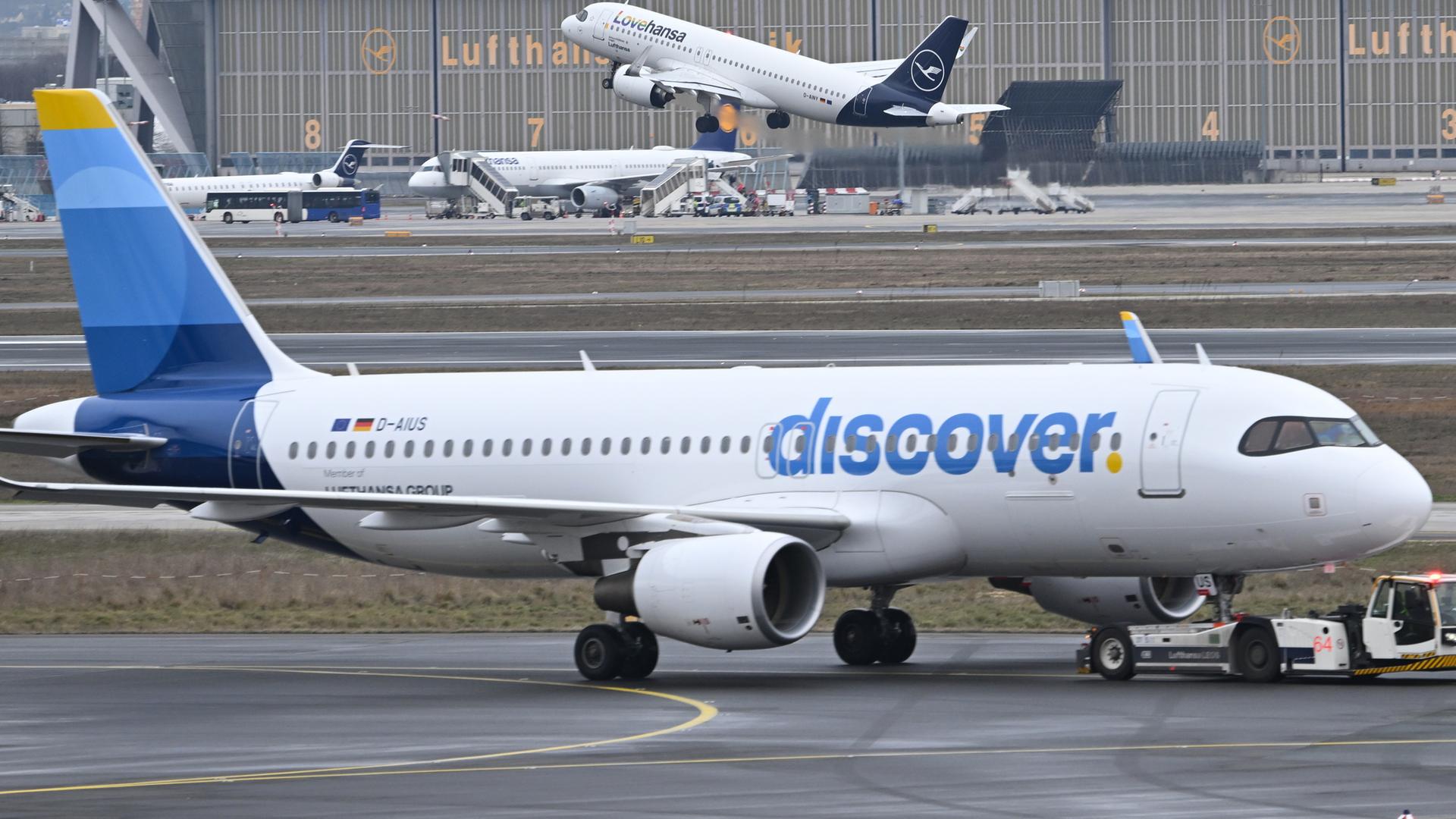 Passagierflugzeug der Discover Airlines