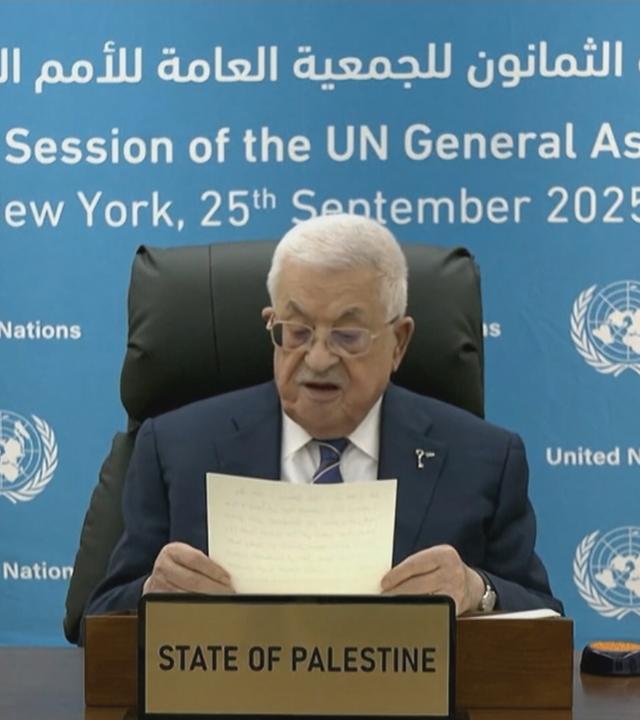 Abbas zugeschaltet zur UN-Versammlung