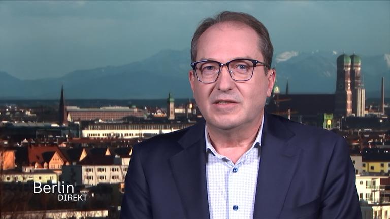 CSU-Landesgruppenchef Alexander Dobrindt im Berlin-direkt-Interview