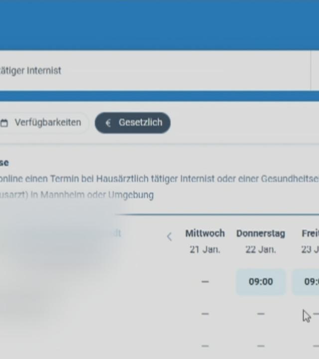 Terminfilter von Doctolib
