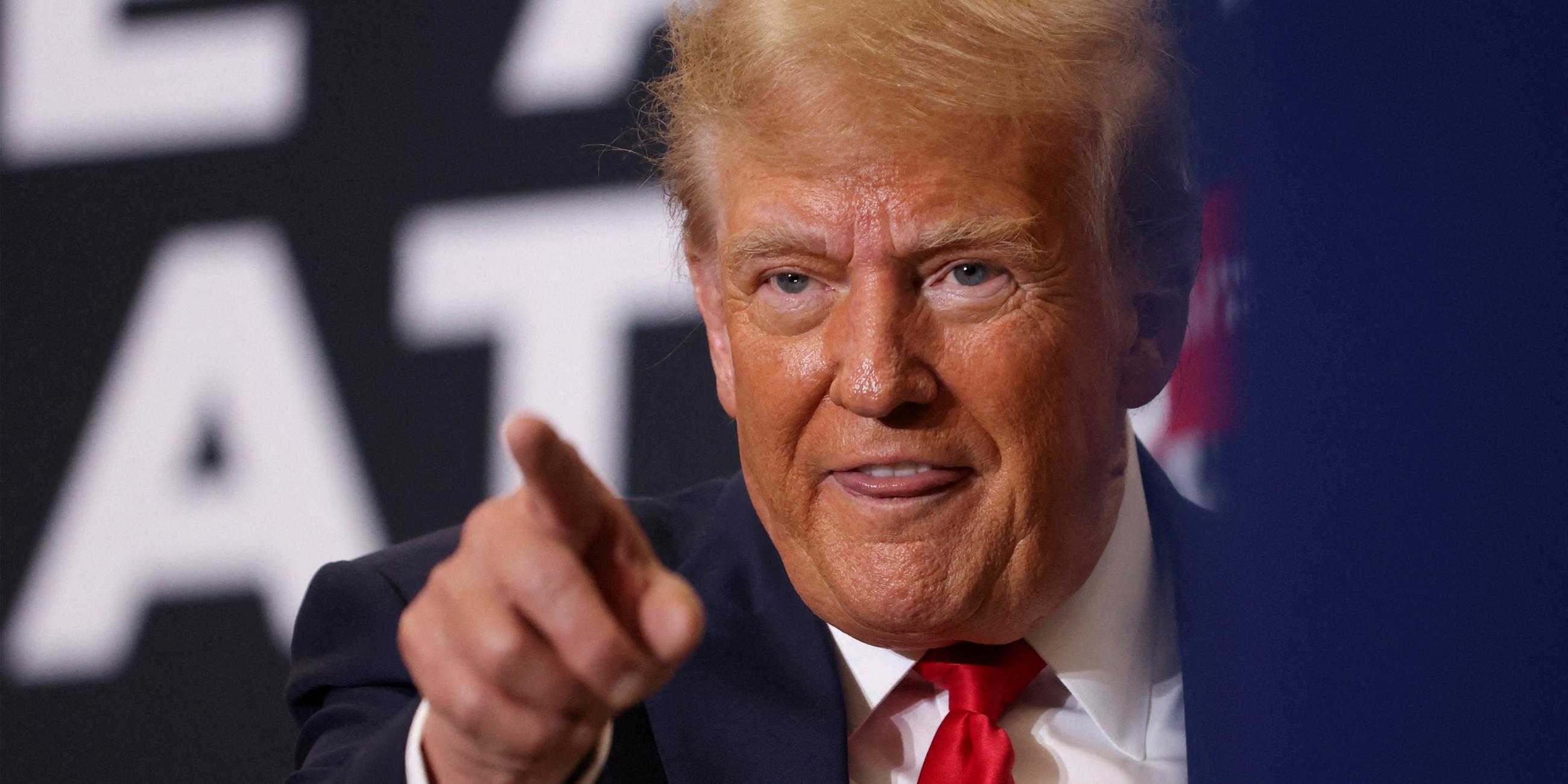 Archiv: Donald Trump am 19.12.2023
