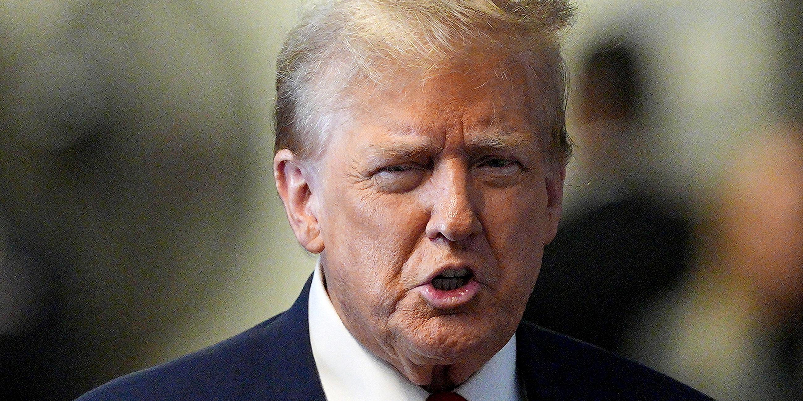 Archiv: Donald Trump am 23.04.2024