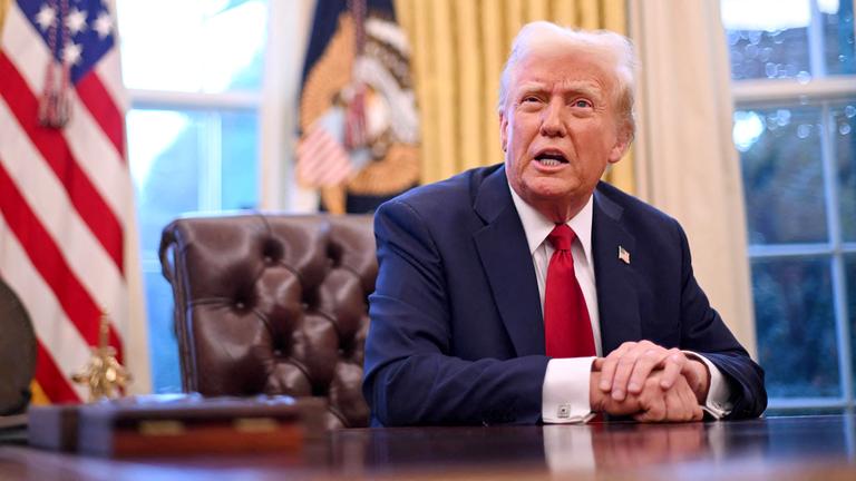 Donald Trump am 30.01.2025  in Washington