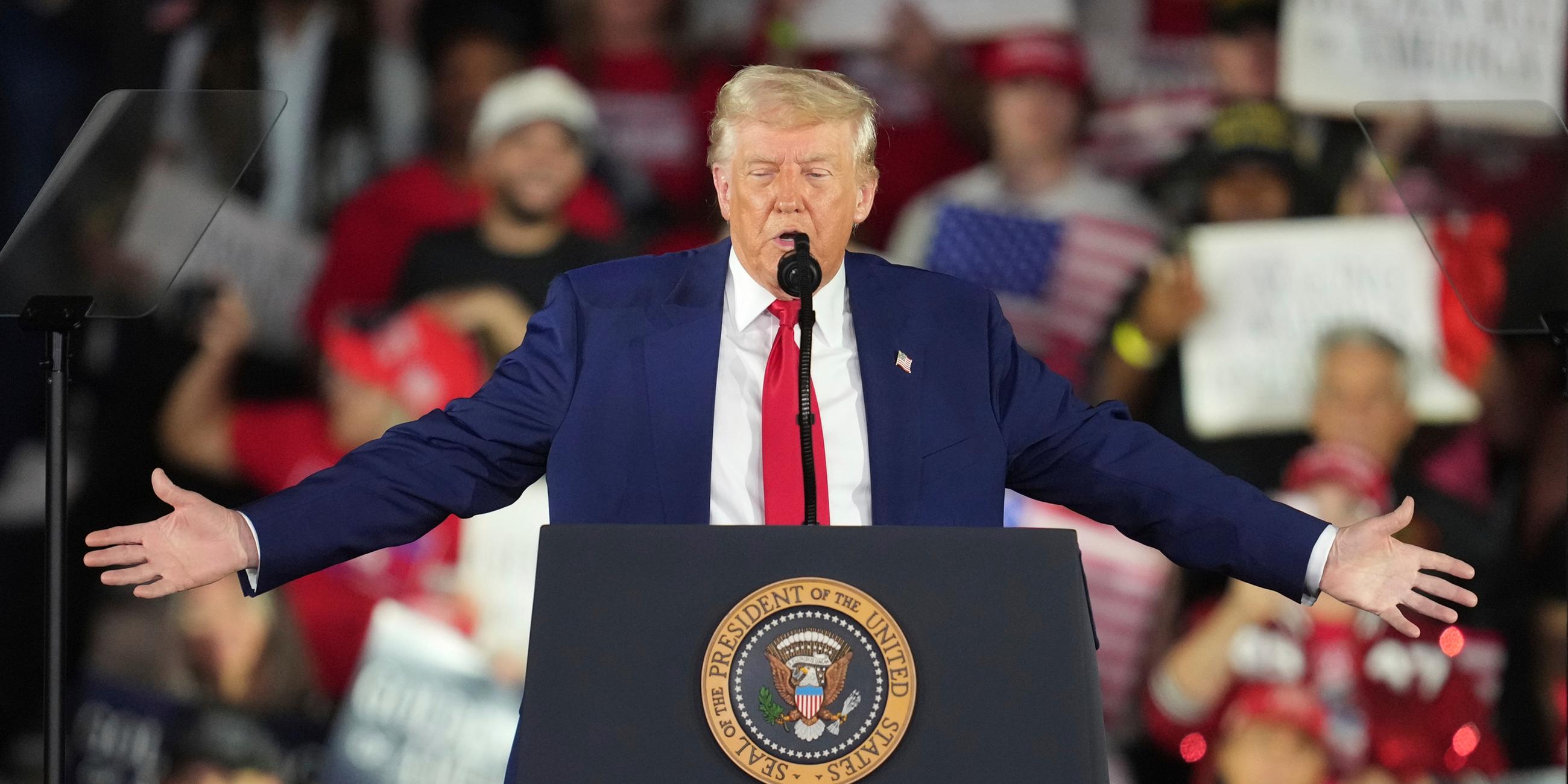  Donald Trump am 29.4.2025