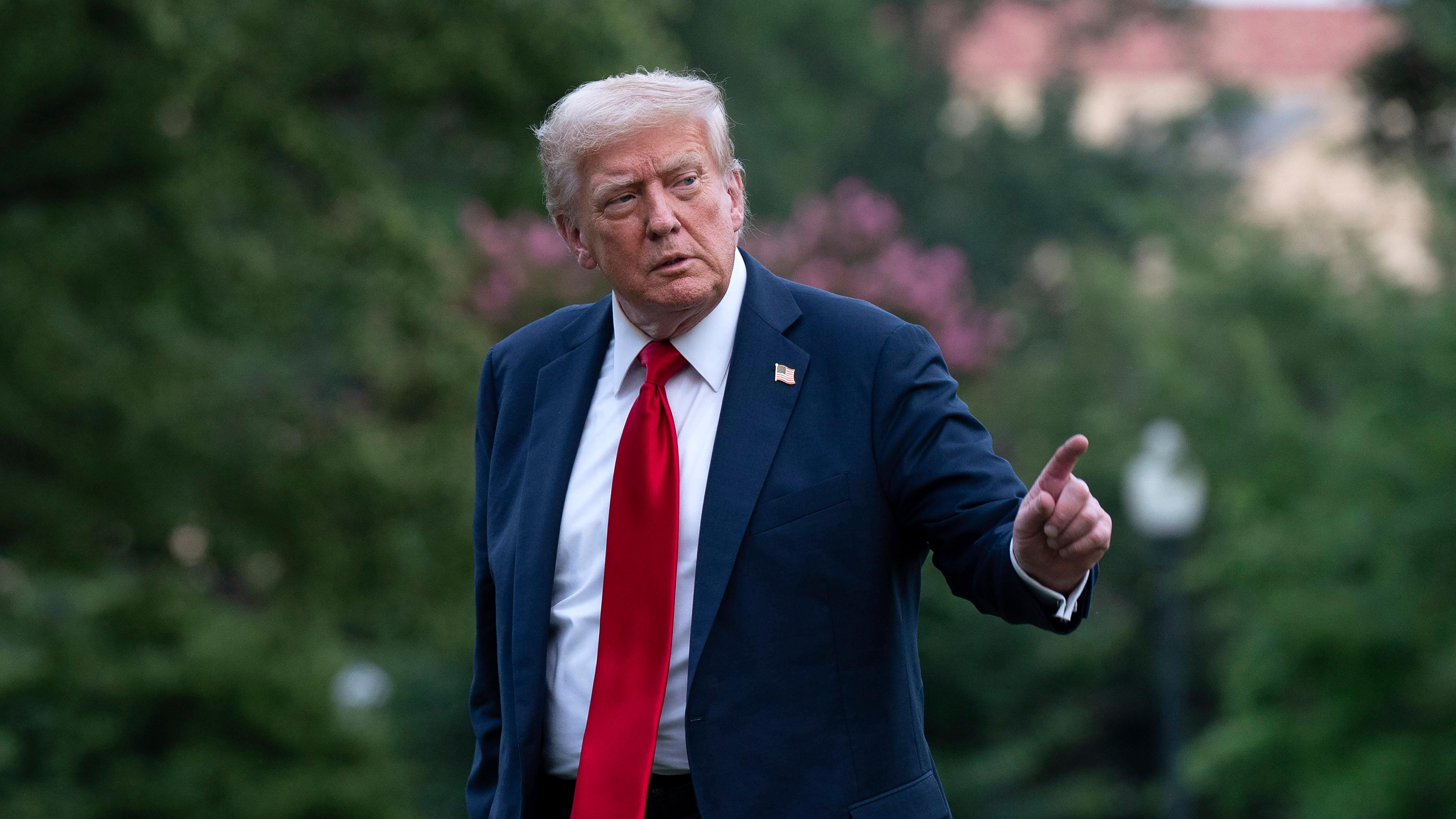 US-Präsident Donald Trump am 13.7.2025