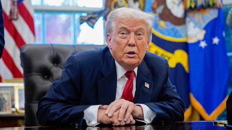 Donald Trump, aufgenommen am 21.11.2025