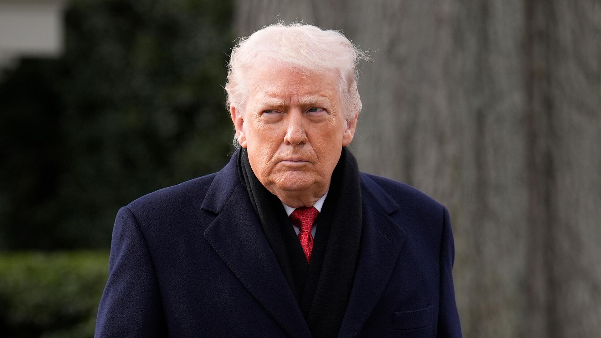 Donald Trump, aufgenommen am 16.01.2026 in Washington (USA)