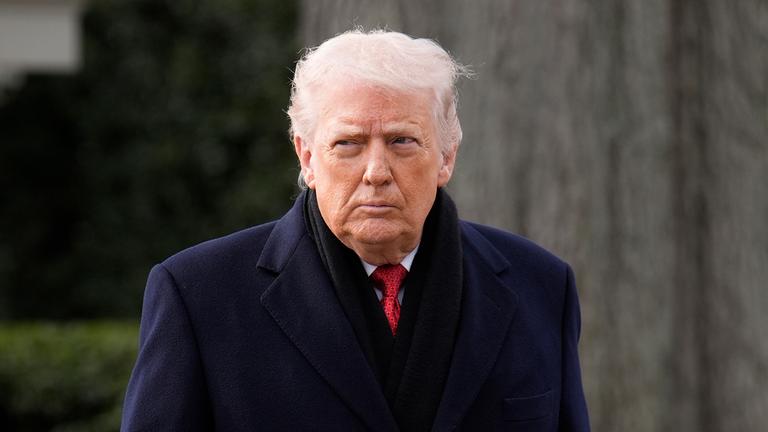 Donald Trump, aufgenommen am 16.01.2026 in Washington (USA)