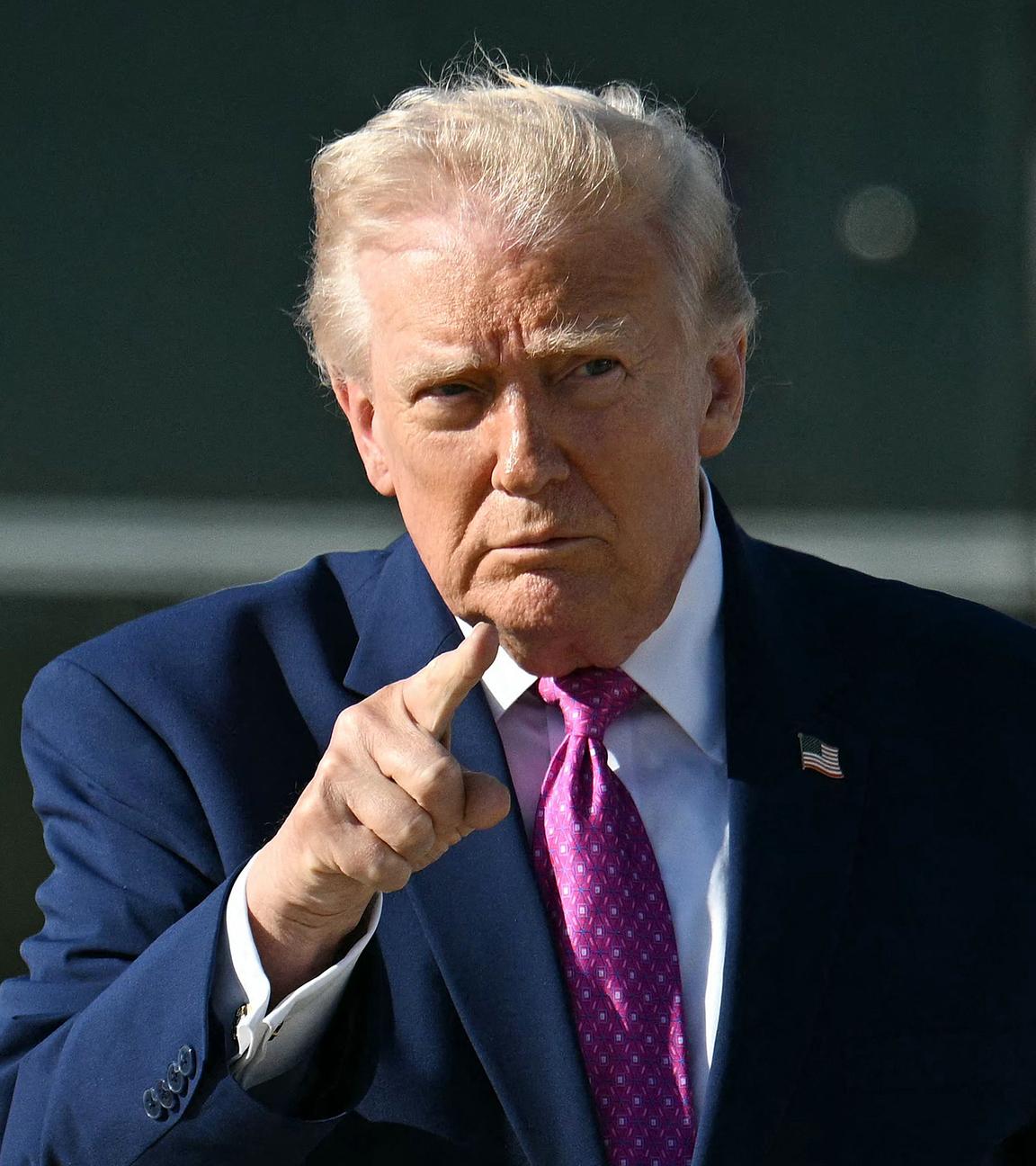 Donald Trump, aufgenommen am 10.04.2026