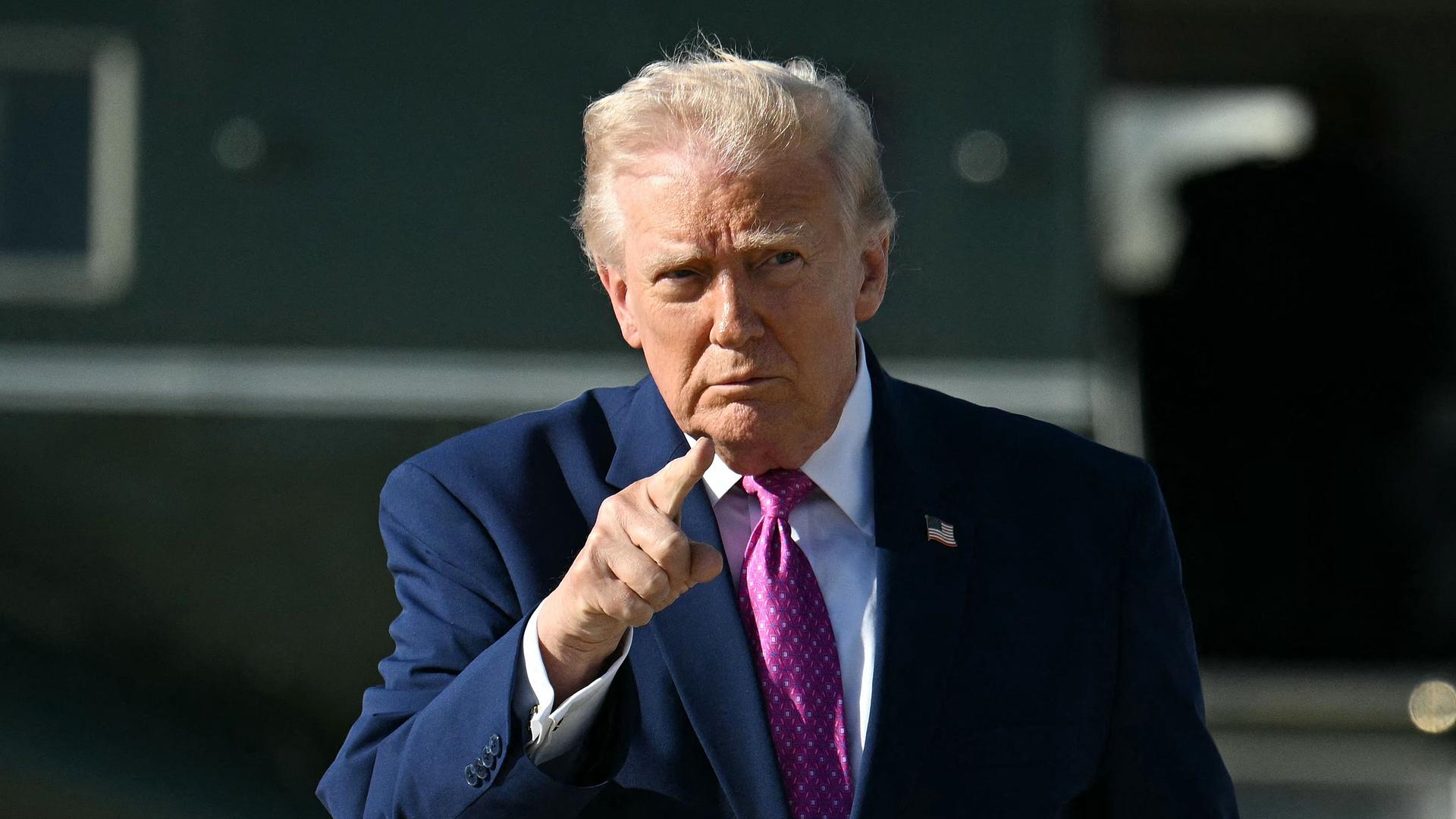 Donald Trump, aufgenommen am 10.04.2026