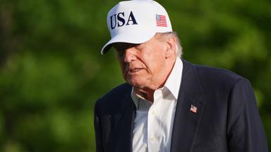 US-Präsident Donald Trump vor dem Weißen Haus, Washington D.C., am 15.05.2026.