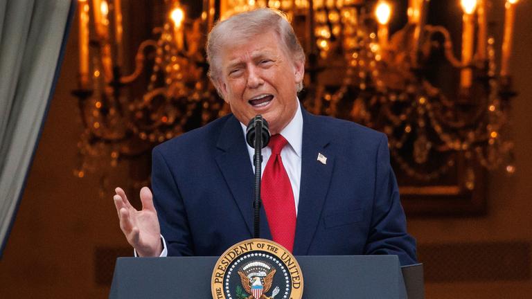 Donald Trump, aufgenommen am 19.05.2026