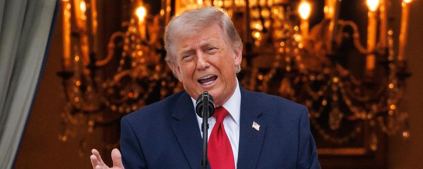 Donald Trump, aufgenommen am 19.05.2026