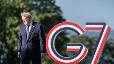 US Präsident Donald Trump beim des G7-Gipfeltreffen in Evian.