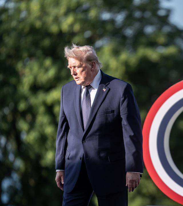 US Präsident Donald Trump beim des G7-Gipfeltreffen in Evian.