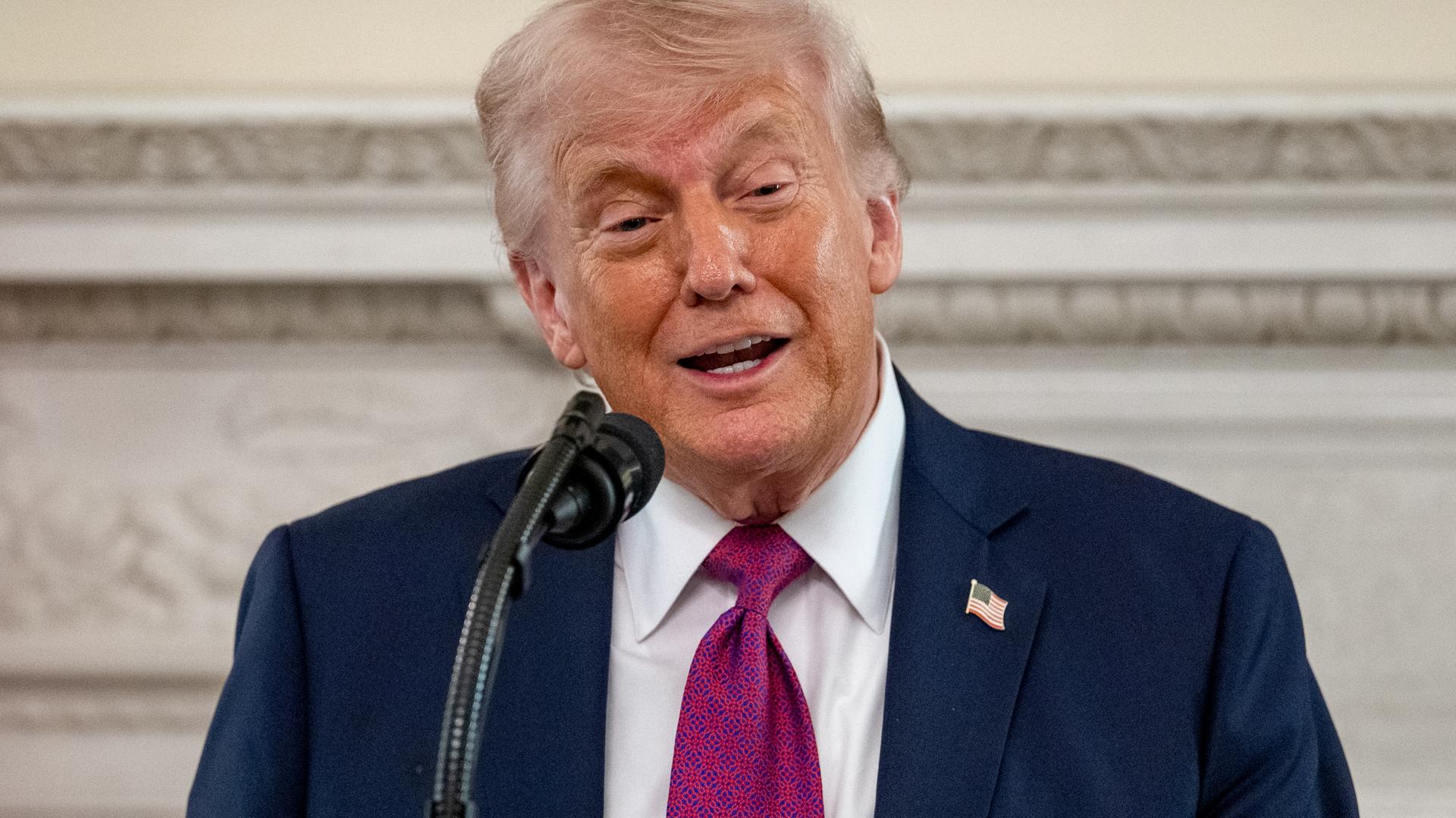 US President Donald Trump hosts NCAA national champions