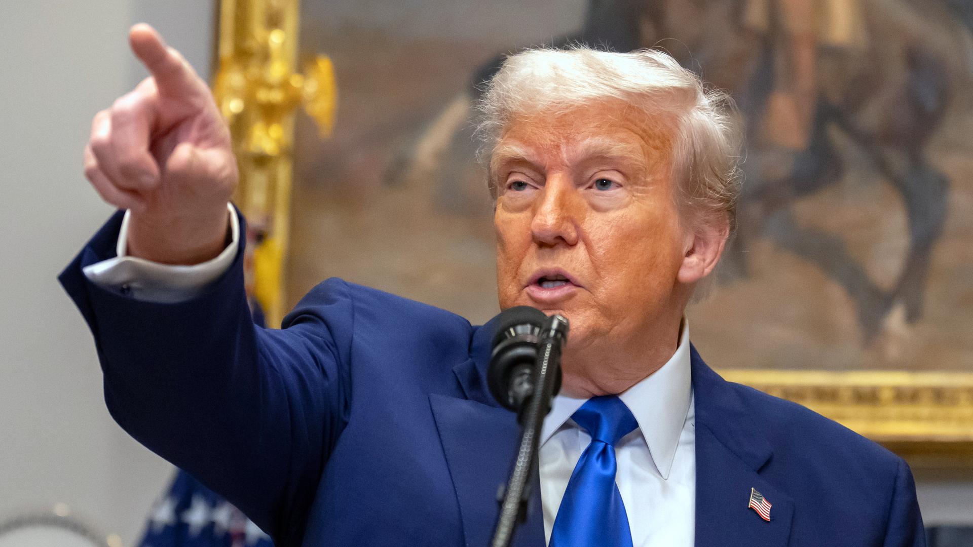 Donald Trump im Weißen Haus.