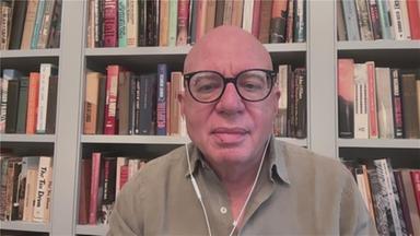 US-Enthüllungsautor Michael Wolff bei ZDFheute live.