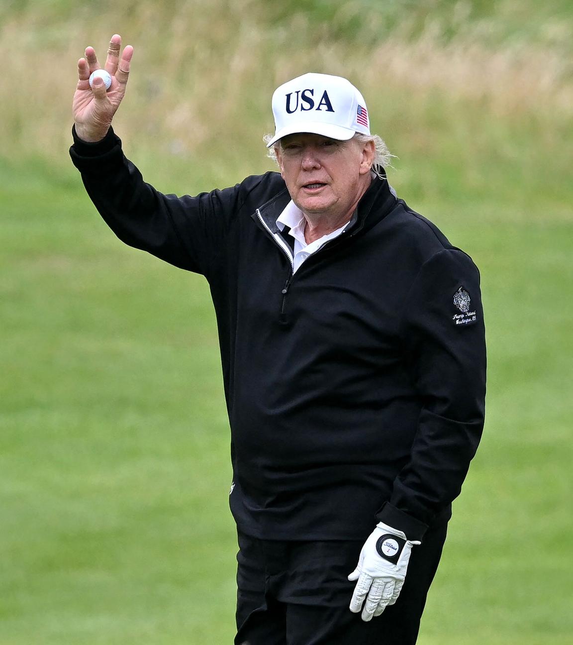Donald Trump beim Golfen