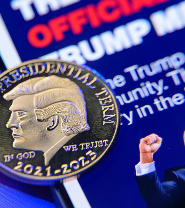$Trump Donald Trump Meme-Coin (Illustration)