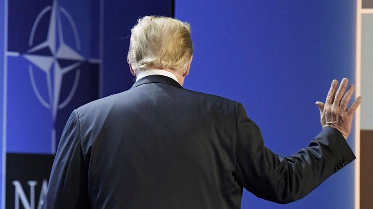 Archiv: Donald Trump beim NATO-Gipfel