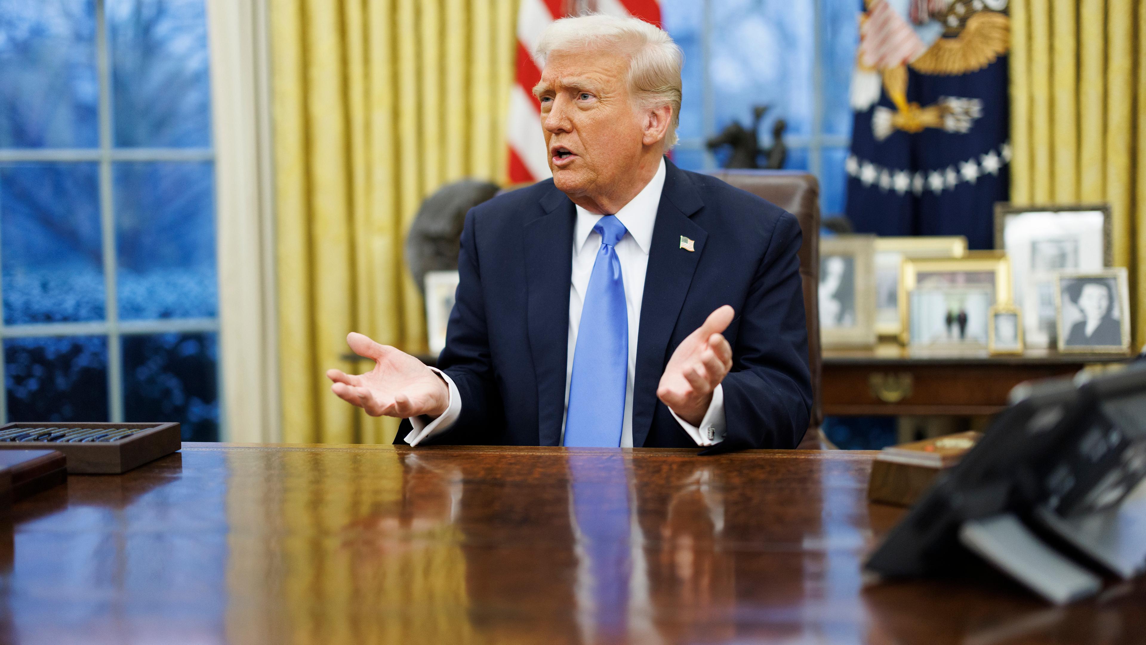 Donald Trump im Oval Office