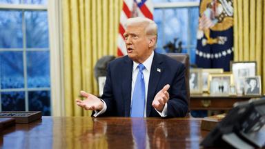 Donald Trump im Oval Office