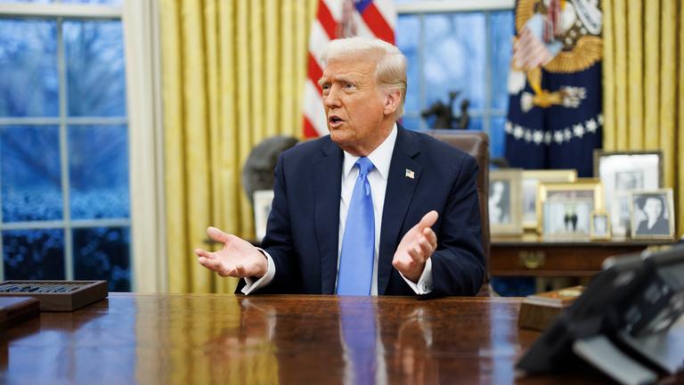 Donald Trump im Oval Office