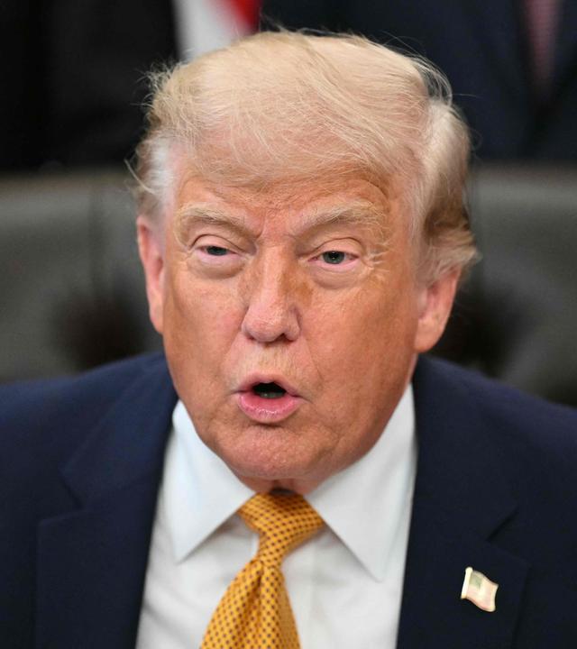 US-Präsident Donald Trump spricht im Oval Office des Weißen Hauses. 