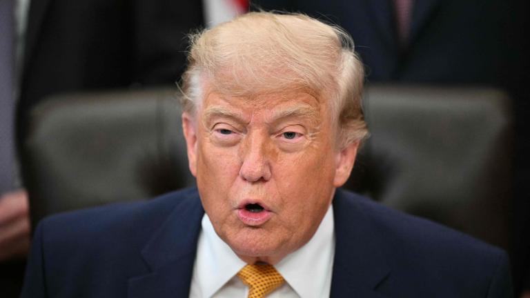 US-Präsident Donald Trump spricht im Oval Office des Weißen Hauses. 