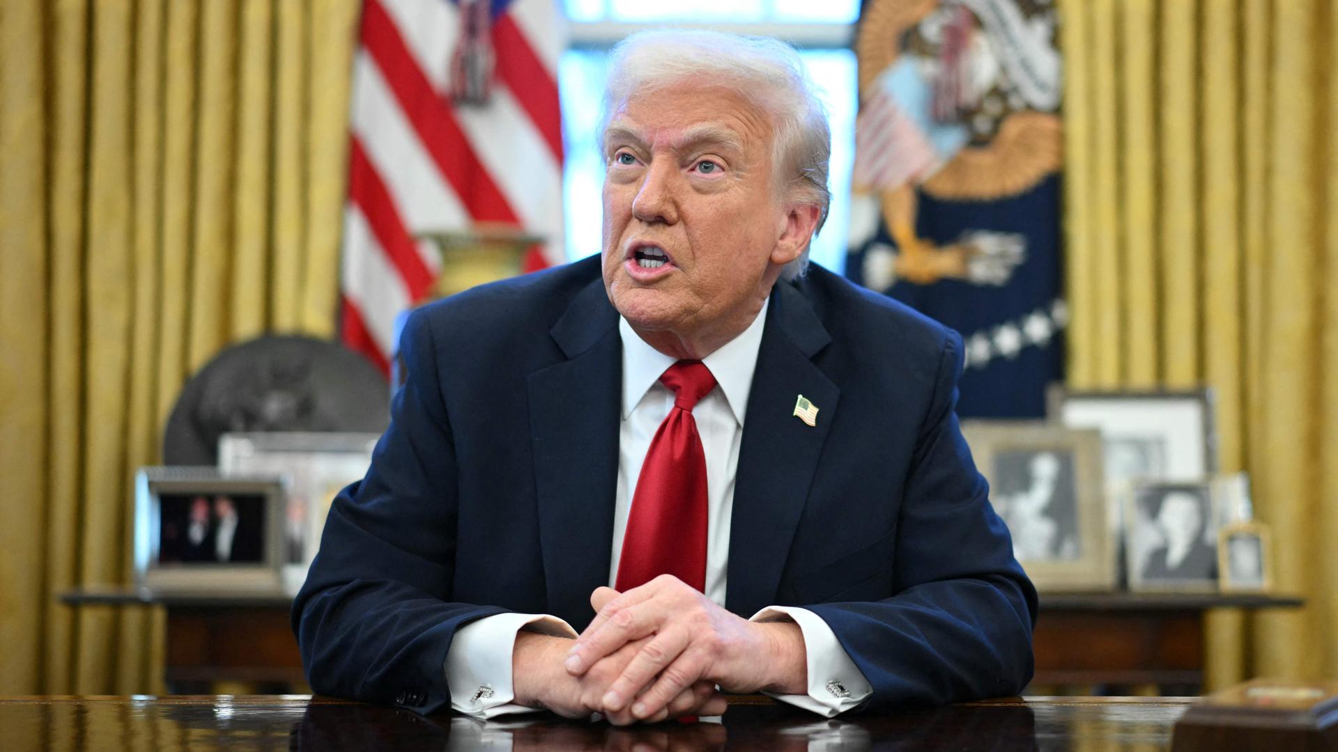 Donald Trump im Weißen Haus.