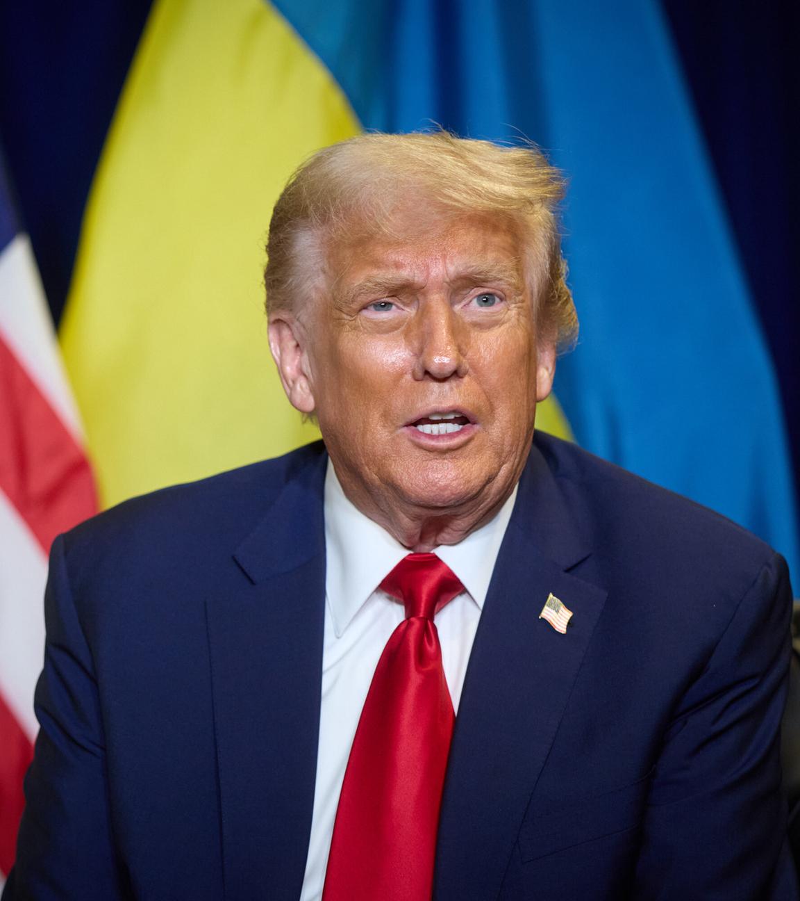 US-Präsident Donald Trump trifft Wolodymyr Selenskyj am Rande der der 80.UN-Vollversammlung in New York am 23.09.2025.