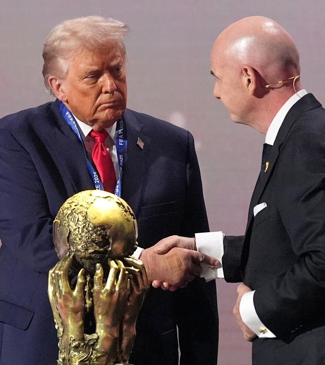 Donald Trump und Gianni Infantino