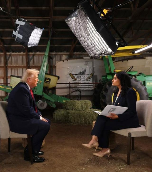 Screenshot: US-Präsident Donald Trump im Interview mit Kristen Welker