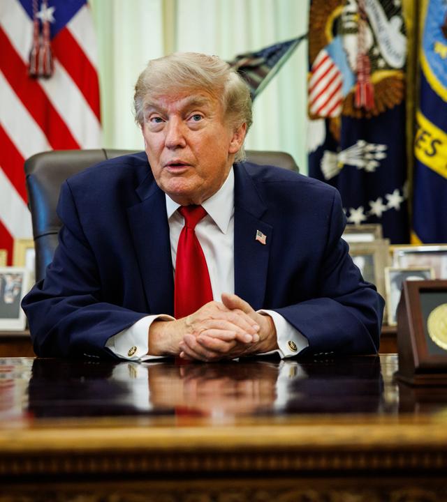 US-Präsident Donald Trump im Weißen Haus.