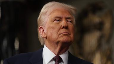 US-Präsident Donald Trump hält eine Rede.