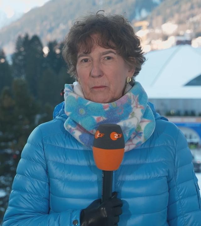 Susanne Biedenkopf in Davos.