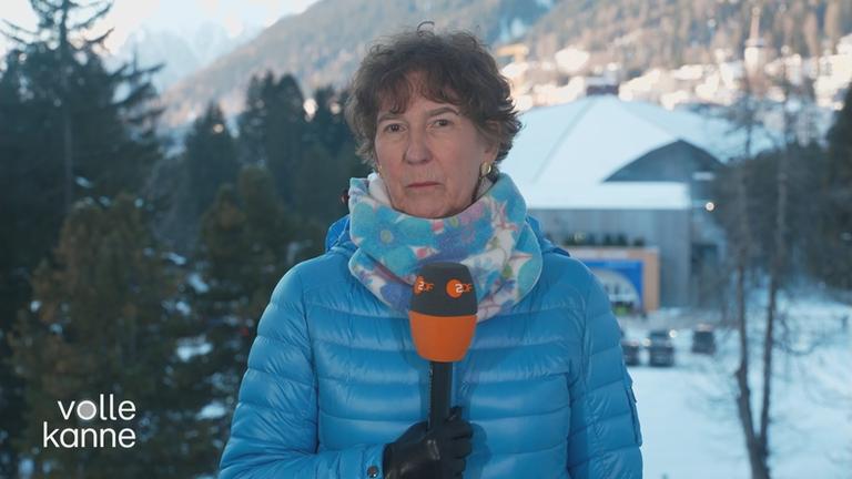 Susanne Biedenkopf in Davos.