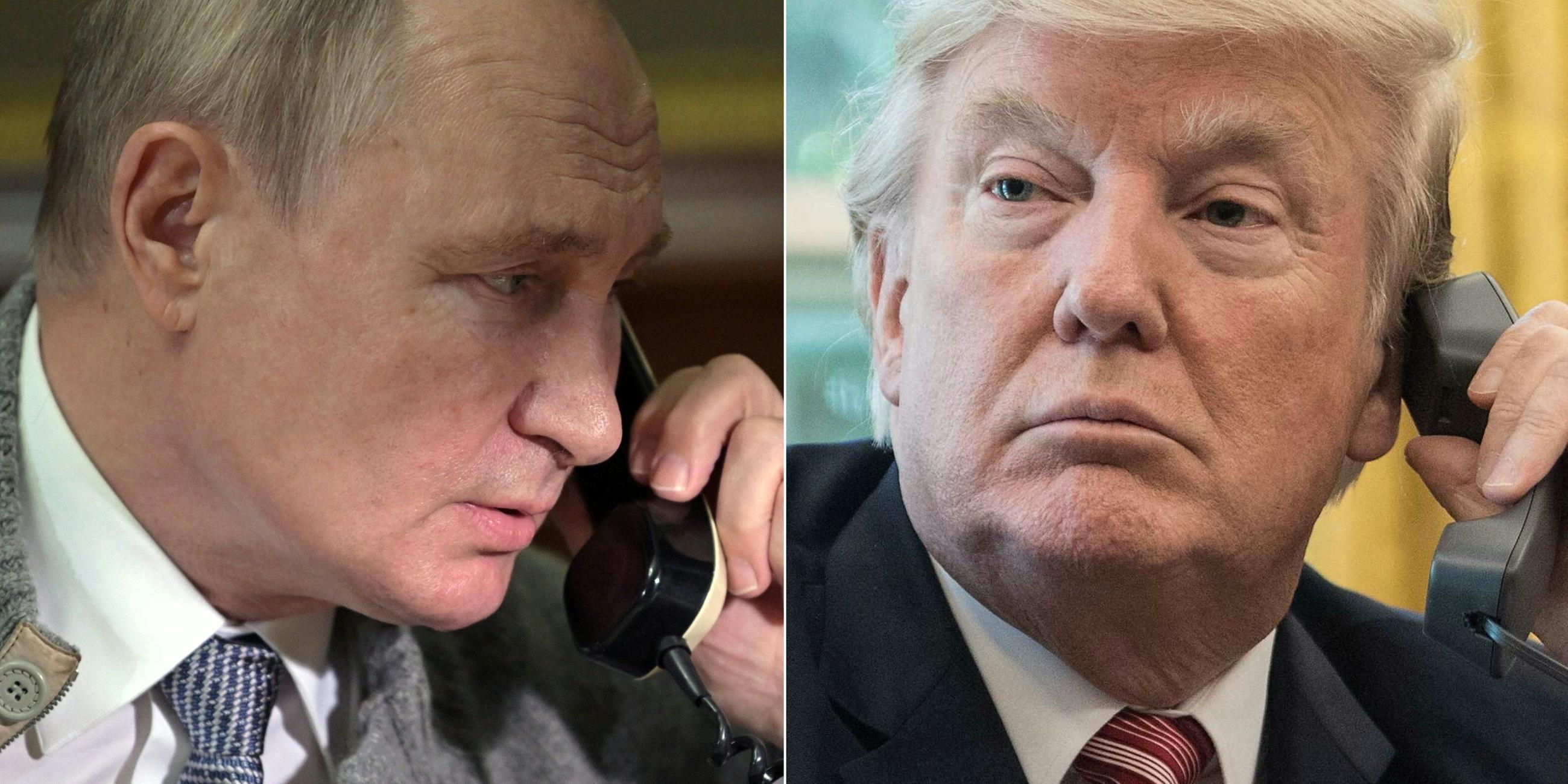 Donald Trump Und Wladimir Putin