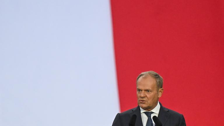 Polens Regierungschef Donald Tusk, aufgenommen am 01.09.2025