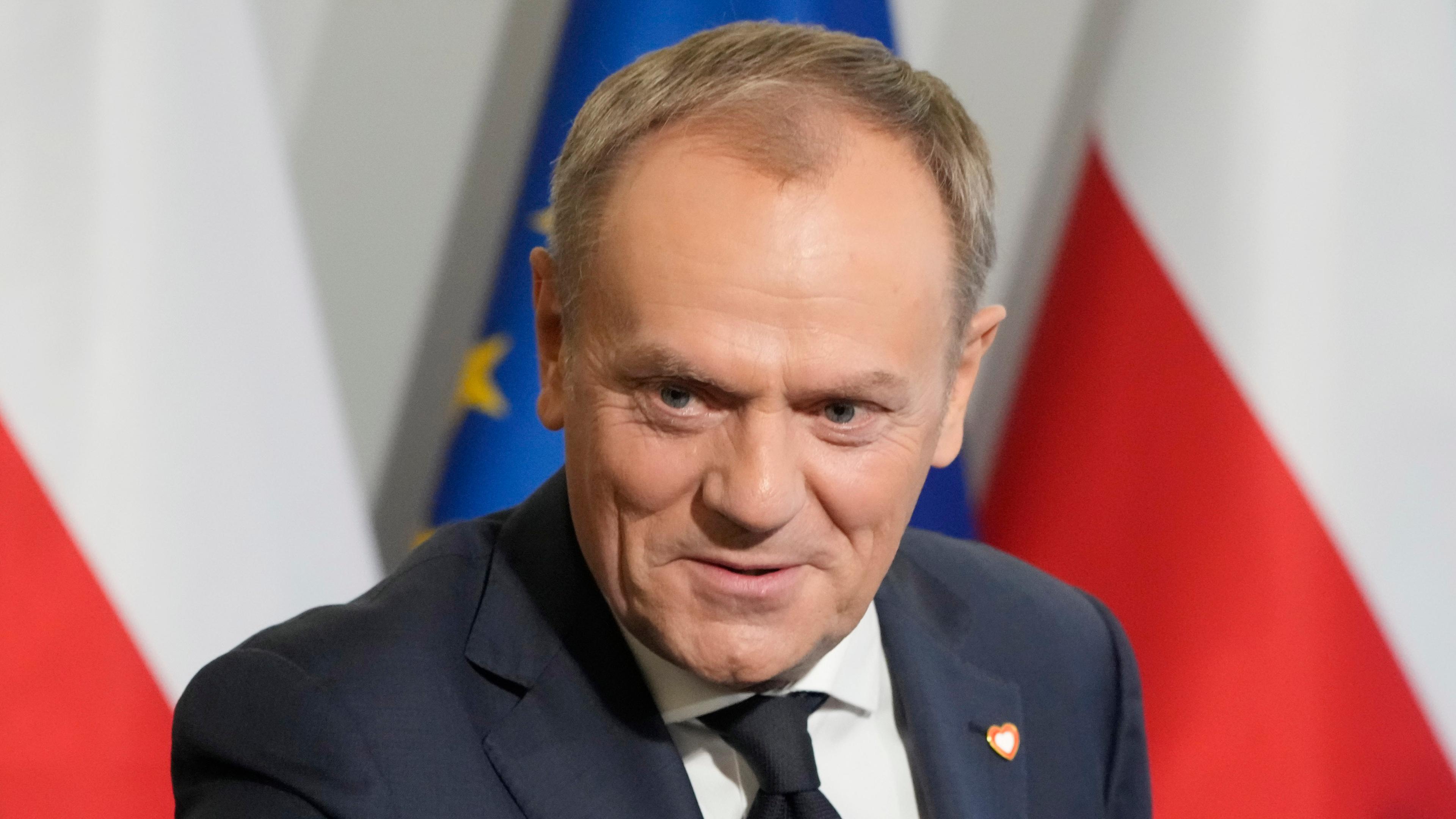 Das Bild zeigt den polnischen Politiker Donald Tusk.