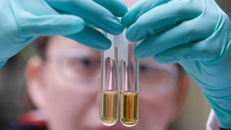 Dopingkontrolle im Labor